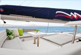 Moorings 4500L Catamaran Lounge Area