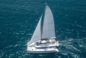 Moorings 5000 sailing