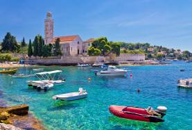 Harbour at Agana, Croatia.