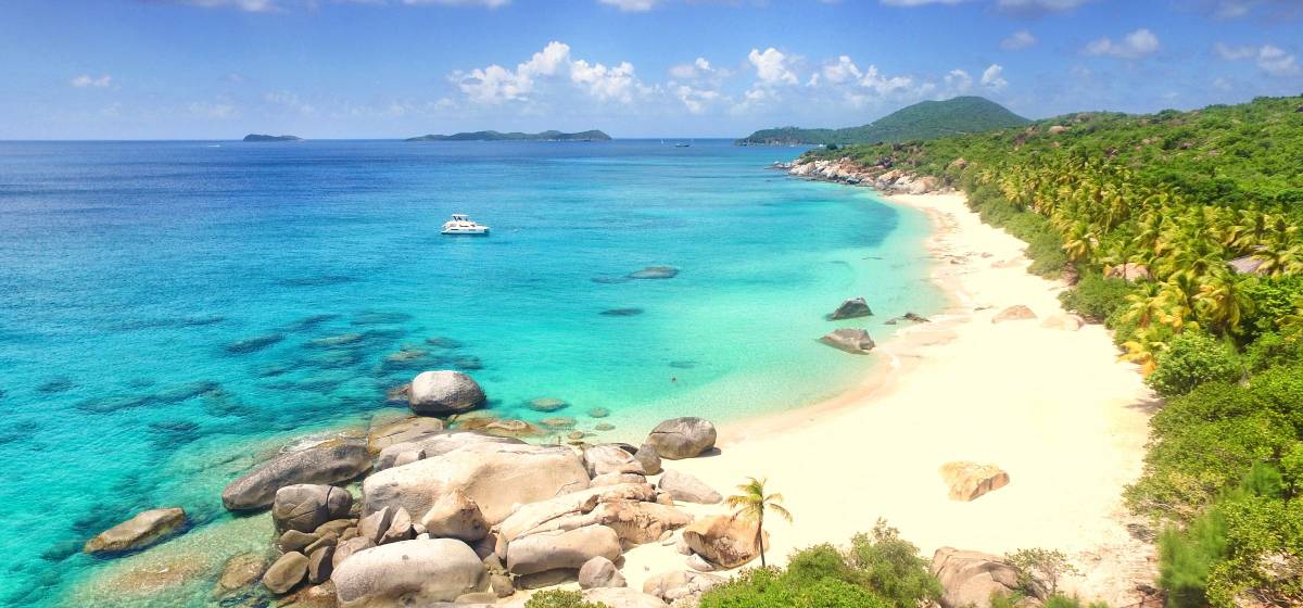 beach in the British Virgin Islands
