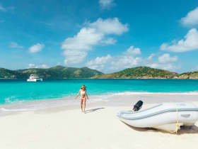 Strand in den BVI
