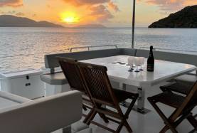 Aft Cockpit of the Moorings 534 PC