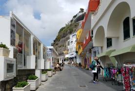 Outdoor shopping in Procida