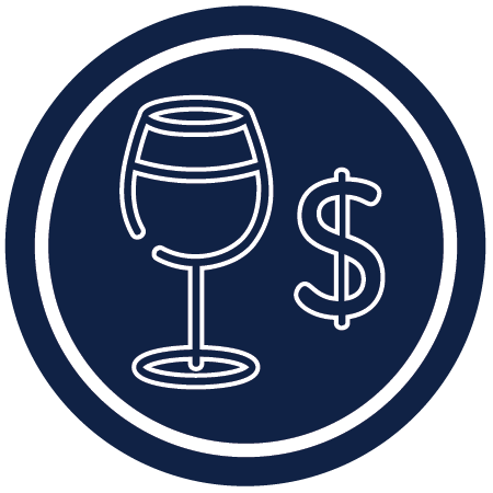 Complimentary drinks token